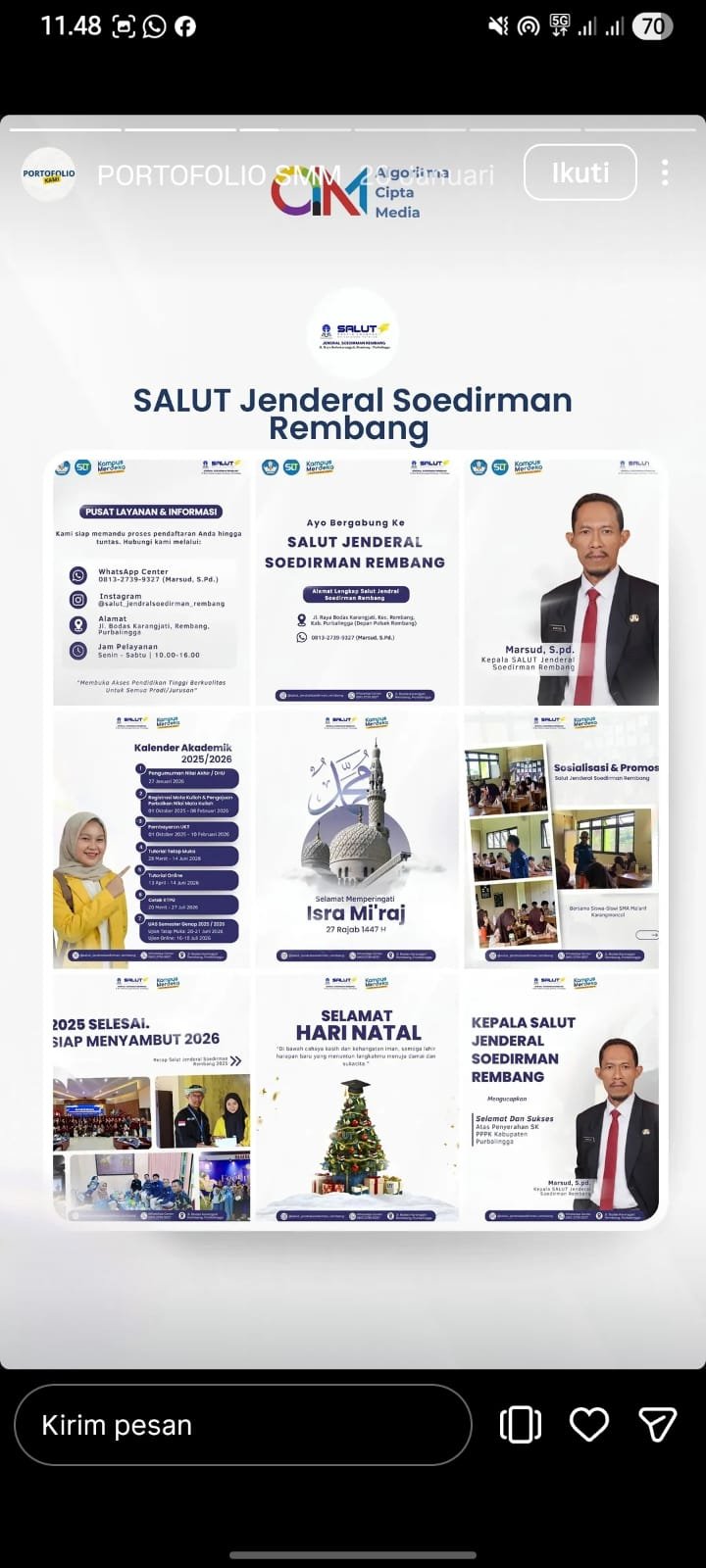 SALUT Jendral Soedirman Rembang